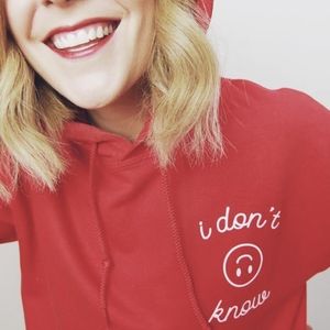Grace Helbig - I don't know sweatshirt